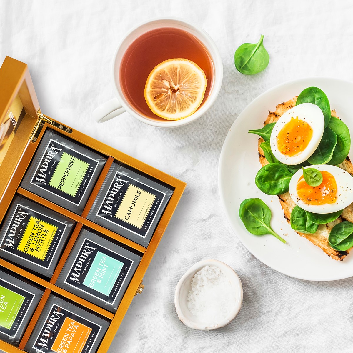 madura tea caddy