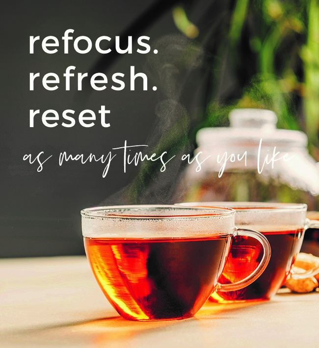 black tea in glass cups